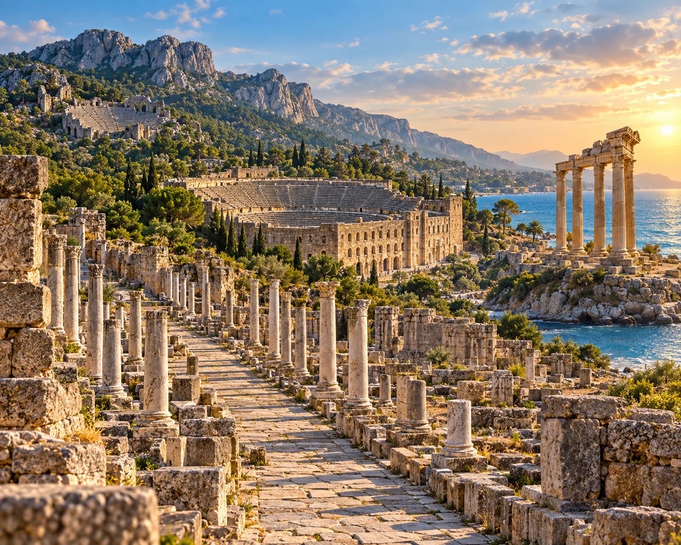 Antalya – Perge – Aspendos – Side – Termessos – Antik Akdeniz