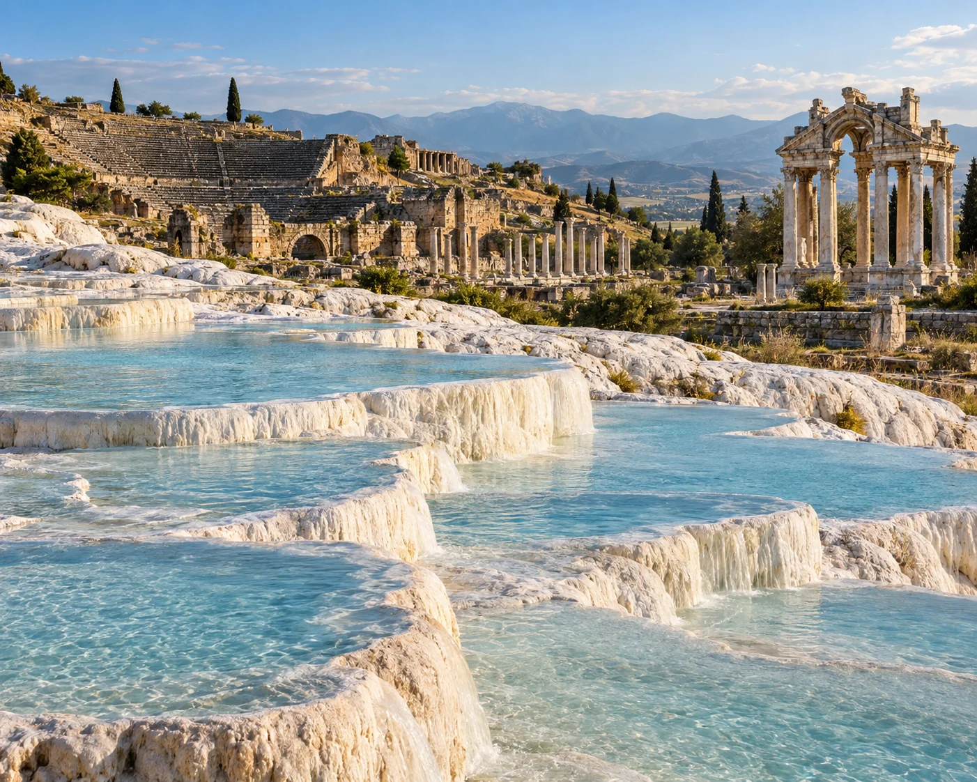 Pamukkale – Hierapolis – Afrodisias – Taş, Su & Medeniyet