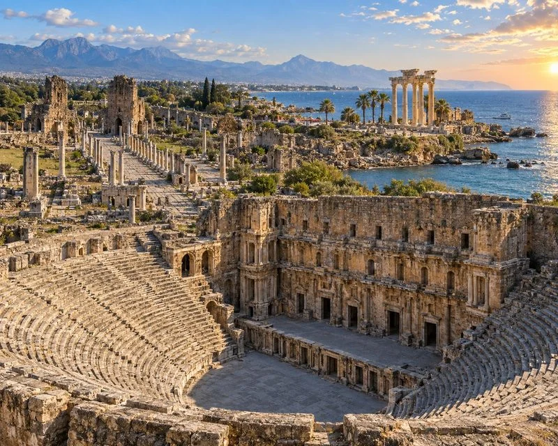Kapak-Antalya – Perge – Aspendos – Side – Akdeniz'in Antik Kentleri